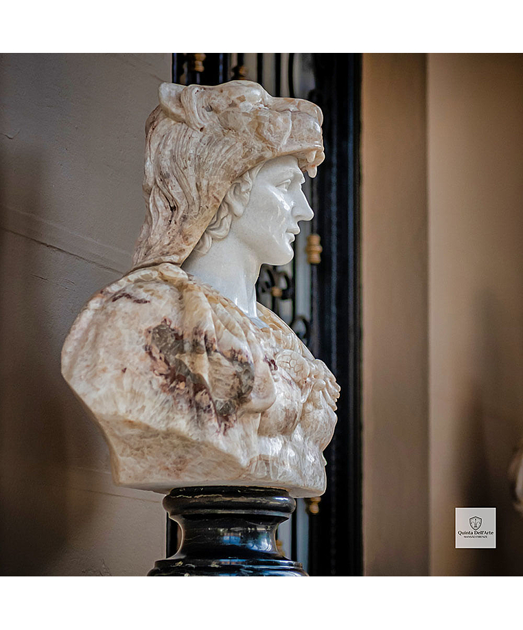 imagem do produto Busto em M�rmore de H�rcules V 80cm - BMP039