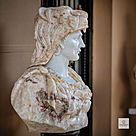 imagem do produto Busto em M�rmore de H�rcules V 80cm - BMP039