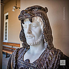 imagem do produto Busto em M�rmore H�rcules VII 83cm BMP043  Escultura Cl�ssica de Alto Padr�o