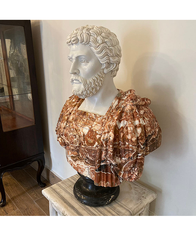 imagem do produto Busto em M�rmore Imperador Romano II 83cm - BMP041