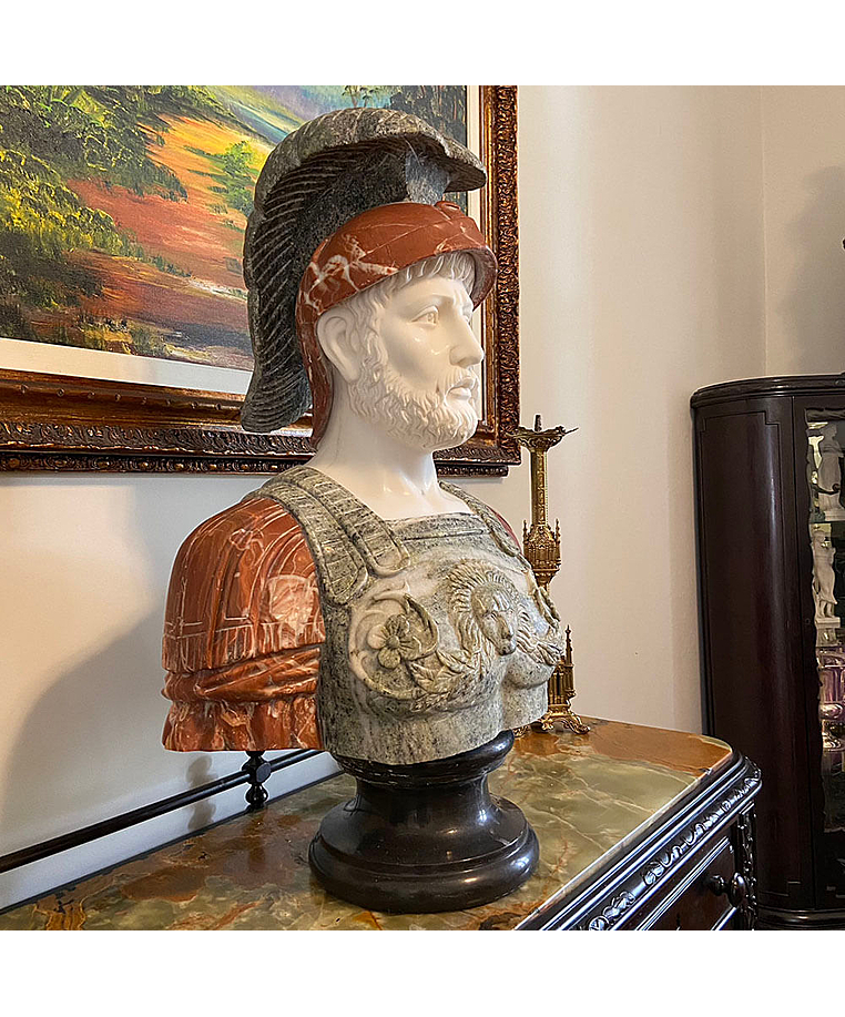 imagem do produto Busto em M�rmore Soldado Romano III 81cm - BMP040