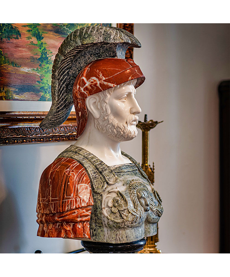 imagem do produto Busto em M�rmore Soldado Romano III 81cm - BMP040