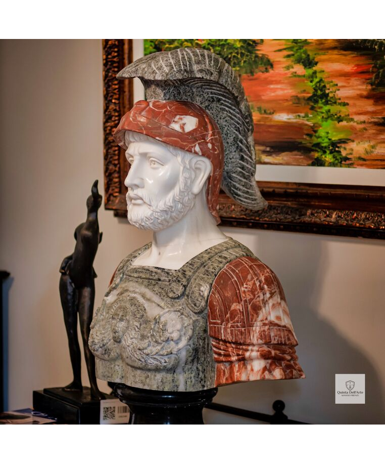 imagem do produto Busto em M�rmore Soldado Romano III 81cm - BMP040