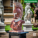 imagem do produto Busto Espartano em M�rmore 82cm BMP074 Impon�ncia e Tradi��o