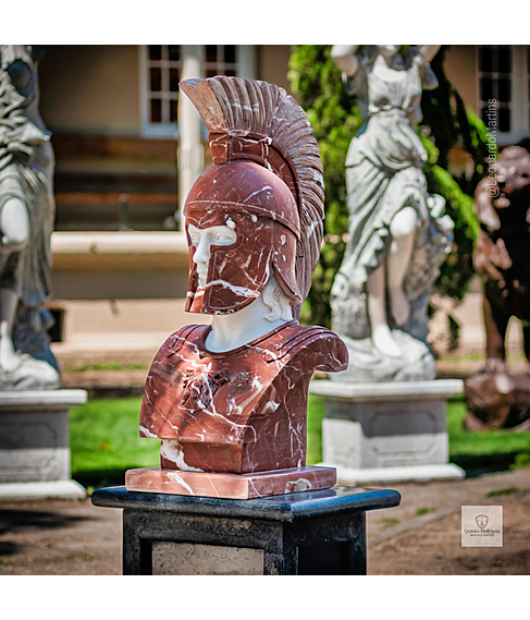 imagem de Busto Espartano Mrmore 82cm - BMP074