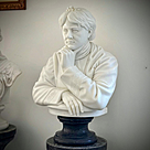 imagem do produto Busto Helena Blavatsky em M�rmore Branco 90cm BMP079 Misticismo e Eleg�ncia