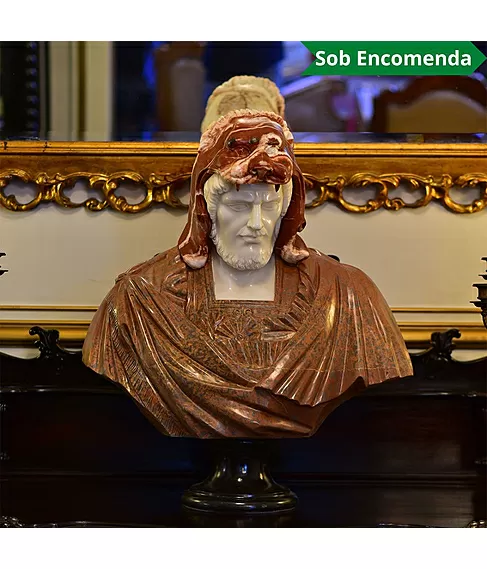 imagem de Busto Hércules A 80cm BMP019 Força e Mitologia Clássica