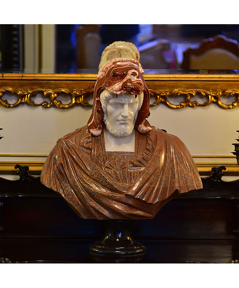 imagem do produto Busto H�rcules A 80cm BMP019 For�a e Mitologia Cl�ssica