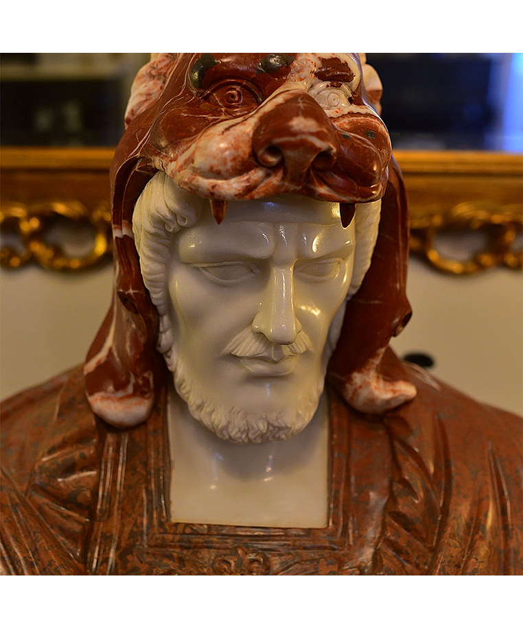 imagem do produto Busto H�rcules A 80cm BMP019 For�a e Mitologia Cl�ssica