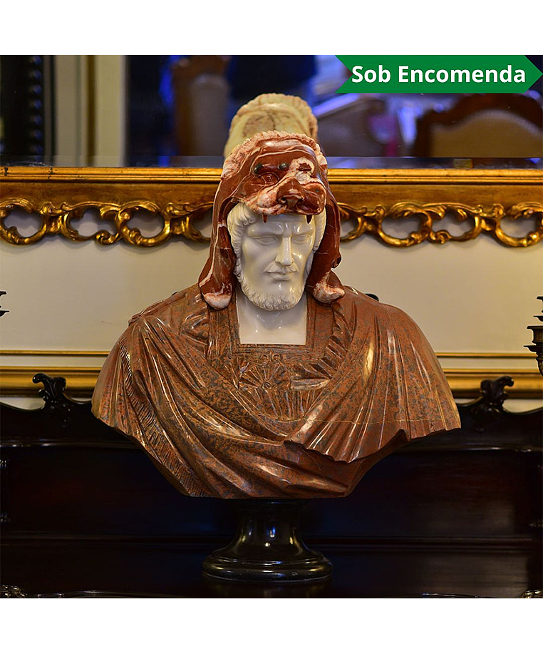 imagem do produto Busto H�rcules A 80cm BMP019 For�a e Mitologia Cl�ssica
