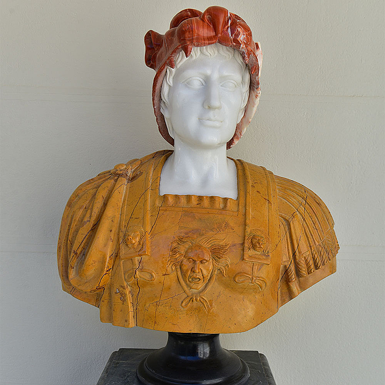imagem do produto Busto H�rcules B 75cm BMP020 For�a e Impon�ncia Cl�ssica