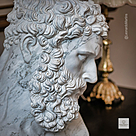 imagem do produto Busto H�rcules em M�rmore 50cm BMP081C For�a Cl�ssica