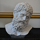 imagem do produto Busto H�rcules em M�rmore Carrara 50cm BMP081C For�a Cl�ssica