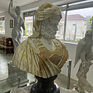 imagem do produto Busto H�rcules IV em M�rmore 80cm BMP036 For�a e Grandiosidade