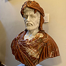 imagem do produto Busto H�rcules VIII em M�rmore 77cm BMP046 For�a e Express�o Cl�ssica