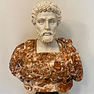 imagem do produto Busto Imperador Romano II em M�rmore 83cm BMP041 Escultura de Prest�gio e Eleg�ncia