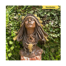 imagem do produto Busto Ind�gena em Bronze 60cm - BBZ052