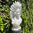 imagem do produto Busto Ind�gena Feminino em M�rmore Branco 70cm IMP050 Beleza e Identidade