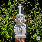 imagem do produto Busto Ludwig Van Beethoven em M�rmore Branco 100cm BMP054 Escultura Monumental