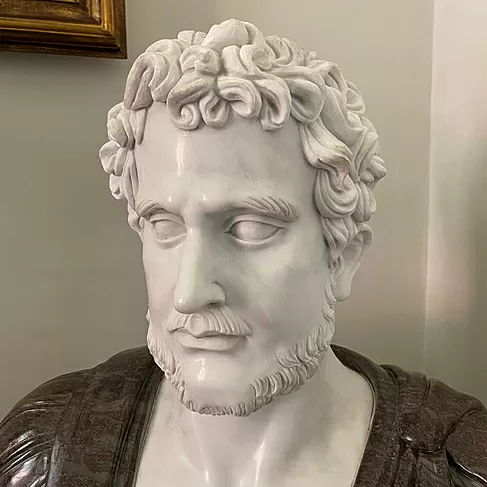 imagem de Busto Marco Antônio 80cm BMP021 História e Poder Clássico