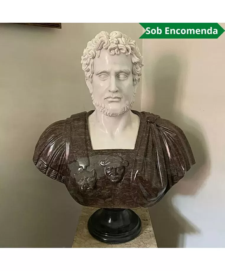 imagem do produto Busto Marco Ant�nio 80cm BMP021 Hist�ria e Poder Cl�ssico