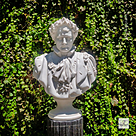 imagem do produto Busto Napole�o Bonaparte com Coroa de Louros M�rmore Branco 72cm BMP070
