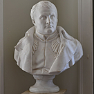 imagem do produto Busto Napole�o Bonaparte em M�rmore Branco 83cm BMP056 Poder e Estrat�gia