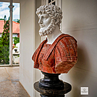 imagem do produto Busto Romano em M�rmore 79cm BMP034 Escultura Cl�ssica e Sofisticada