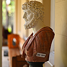 imagem do produto Busto Romano em M�rmore 79cm BMP034 Escultura Cl�ssica e Sofisticada