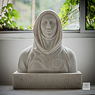 imagem do produto Busto Satoshi Nakamoto 50cm BMP080 Inova��o e Exclusividade