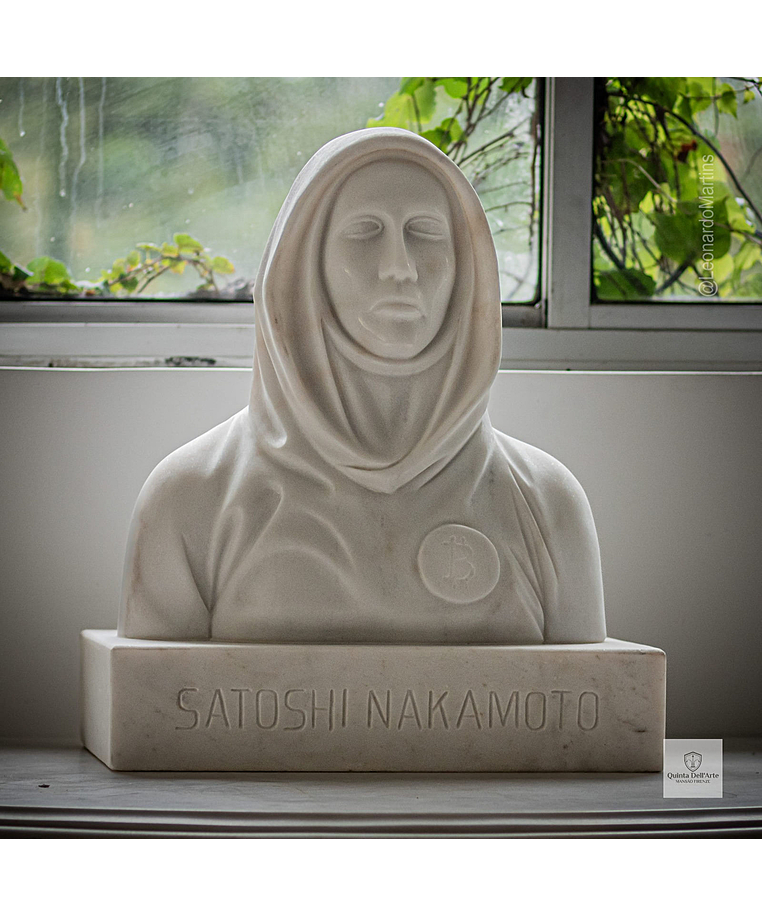 imagem do produto Busto Satoshi Nakamoto 50cm - BMP080