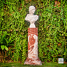imagem do produto Busto Sibylle em M�rmore Branco 64cm BMP071 Eleg�ncia Cl�ssica