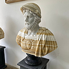 imagem do produto Busto Soldado Romano em M�rmore 78cm BMP031 Escultura Cl�ssica Imponente