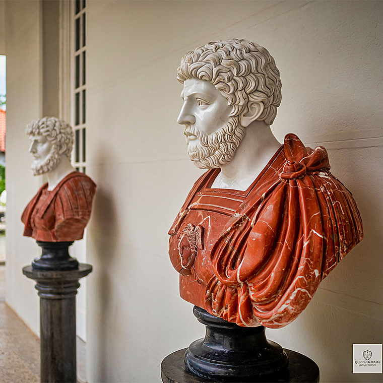 imagem do produto Busto Soldado Romano em M�rmore 79cm BMP030