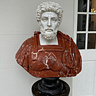 imagem do produto Busto Soldado Romano em M�rmore 79cm BMP030