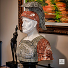 imagem do produto Busto Soldado Romano III em M�rmore 81cm BMP040 Escultura de Presen�a e Sofistica��o