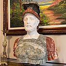 imagem do produto Busto Soldado Romano III em M�rmore 81cm BMP040 Escultura de Presen�a e Sofistica��o