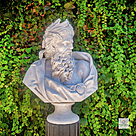 imagem do produto Busto Zeus em M�rmore Branco 79cm BMP062 Escultura Cl�ssica Imponente