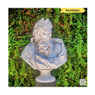 imagem do produto Busto Zeus em M�rmore Branco 79cm - BMP062