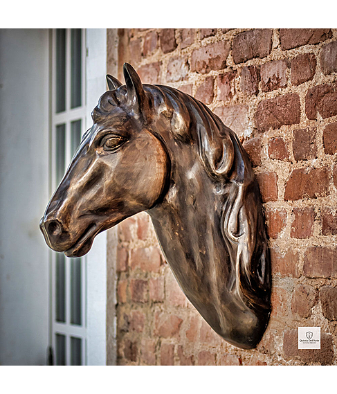 imagem de Cabea de Cavalo Bronze 62cm - VRBZ330