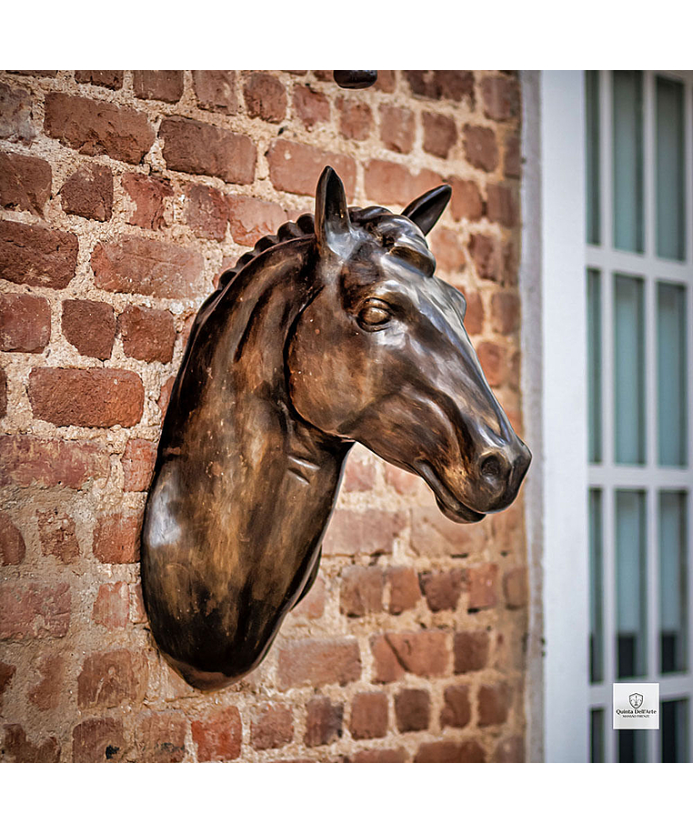 imagem do produto Cabe�a de Cavalo Bronze 62cm - VRBZ330