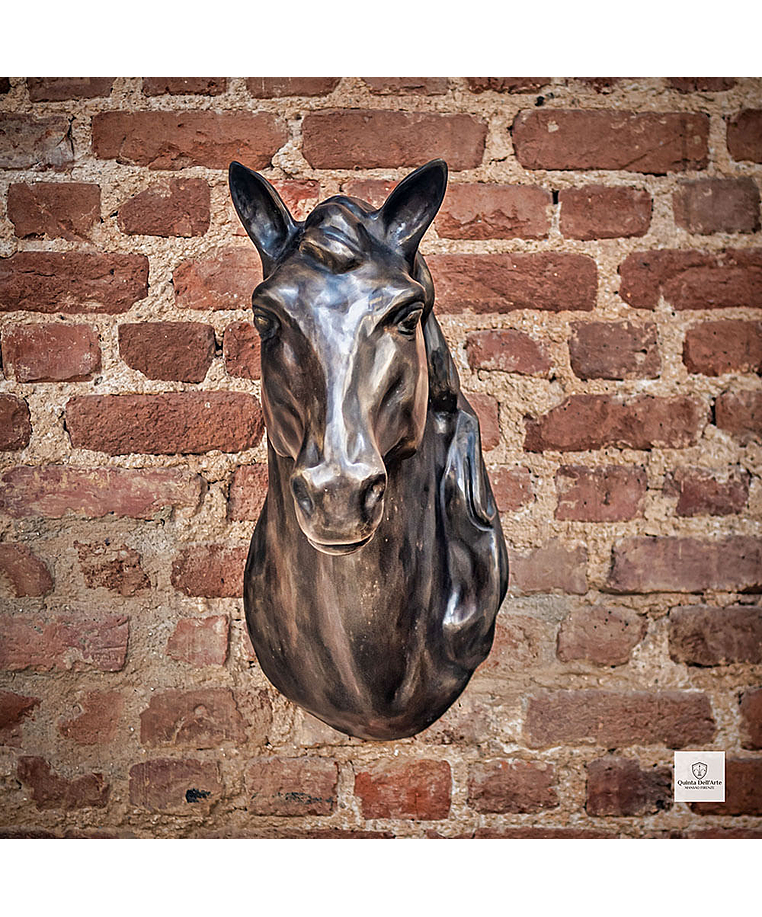 imagem do produto Cabe�a de Cavalo Bronze 62cm - VRBZ330