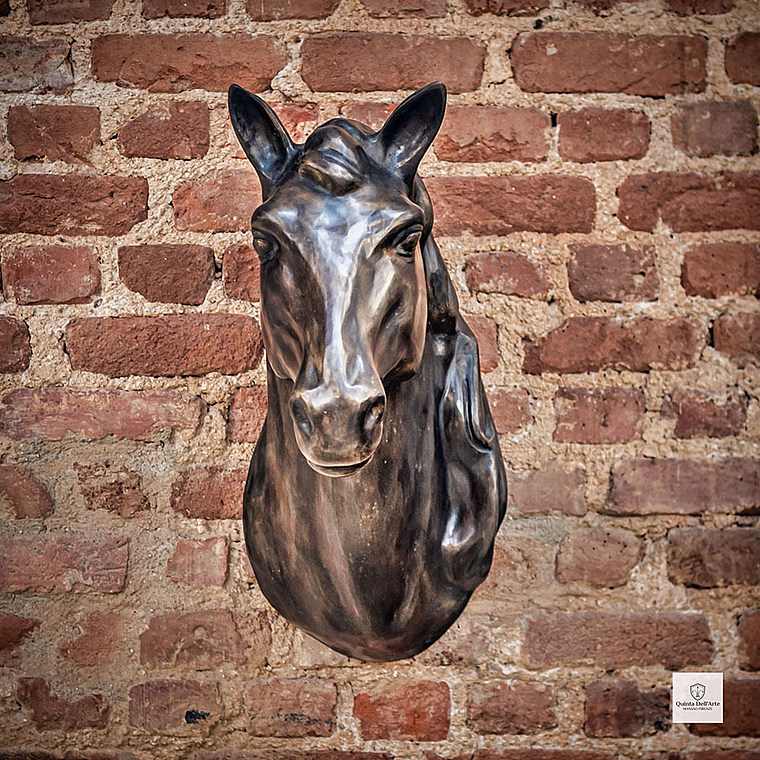 imagem do produto Cabe�a de Cavalo em Bronze 62cm VRBZ330 Eleg�ncia e Express�o