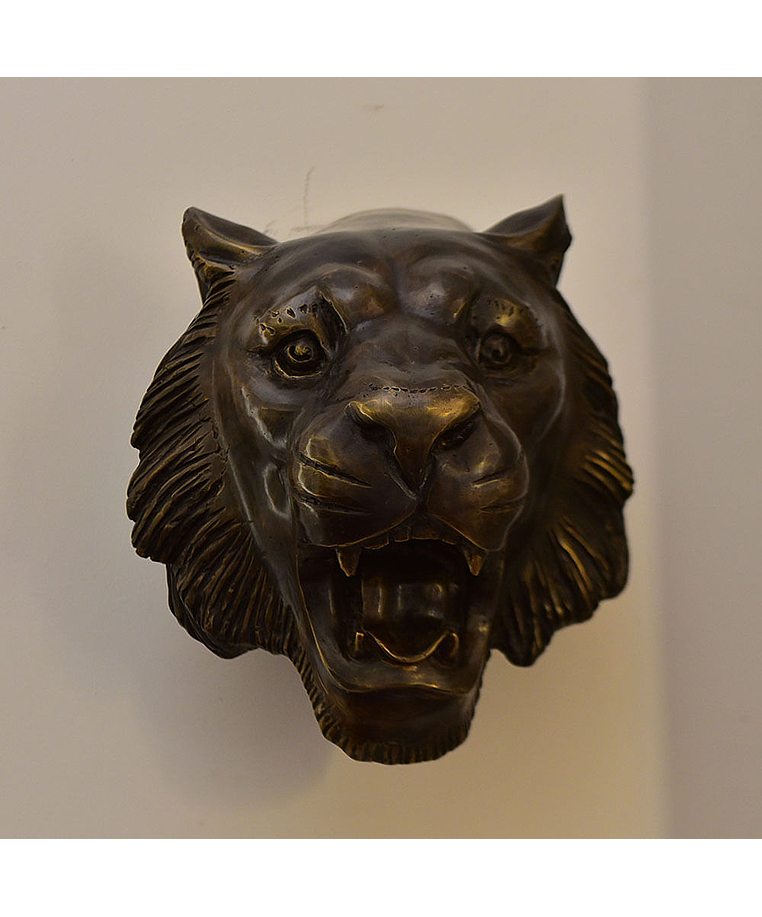 imagem do produto Cabe�a de Tigre em Bronze 48cm VRBZ317 For�a e Express�o