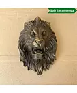 imagem do produto Cara de Le�o em Bronze 40cm VRBZ322 Eleg�ncia e For�a Cl�ssica
