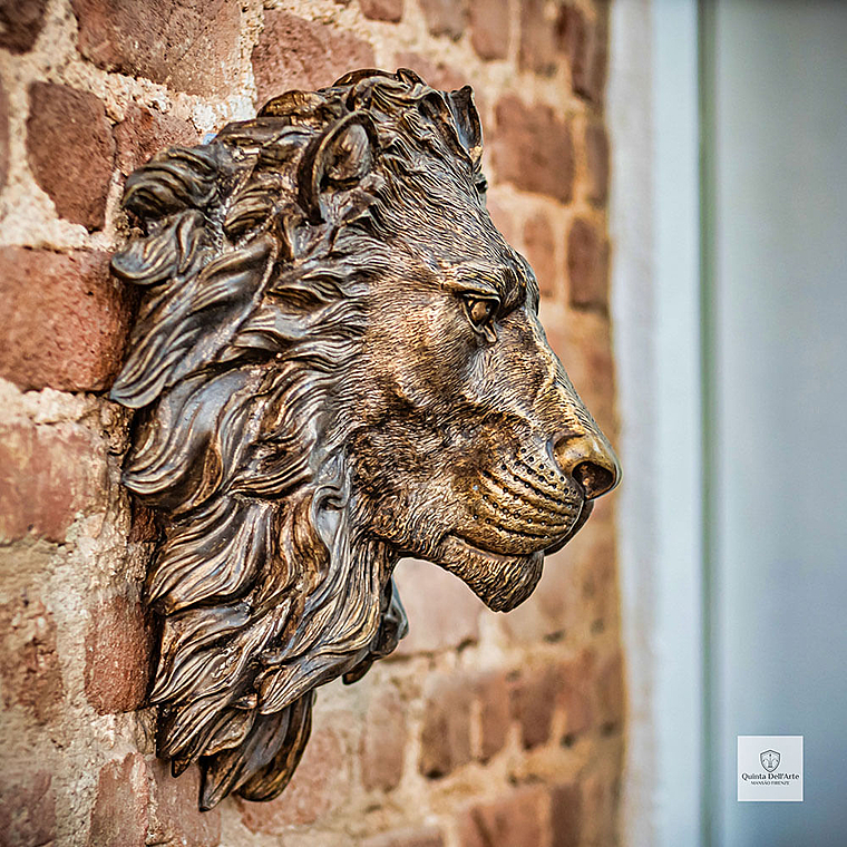 imagem do produto Cara de Le�o em Bronze 40cm VRBZ324L For�a e Detalhe