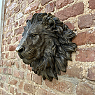 imagem do produto Cara de Le�o em Bronze 40cm - VRBZ324L