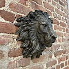 imagem do produto Cara de Le�o em Bronze 40cm - VRBZ324L