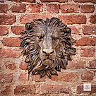 imagem do produto Cara de Le�o em Bronze 40cm - VRBZ324L