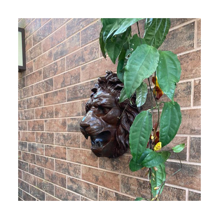 imagem do produto Cara de Le�o em Ferro Fundido 30cm - VRF064 Destaque no Jardim